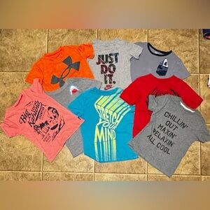 Size 6/7 boys short sleeve shirts lot